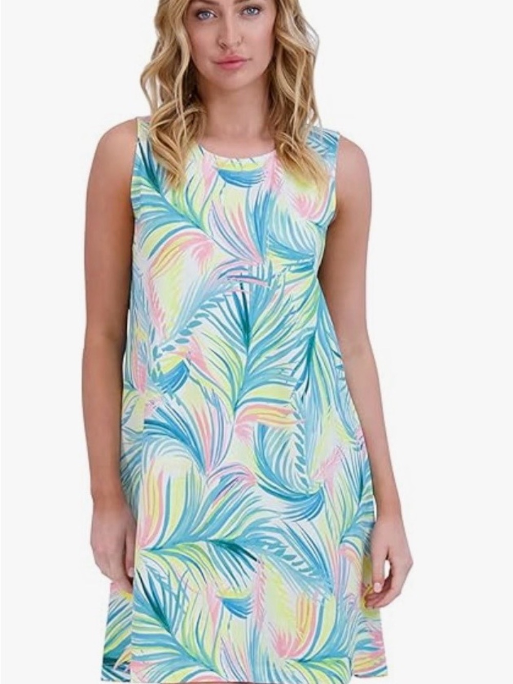 Stela Parker Multicolor Pastel Zip-Front Top